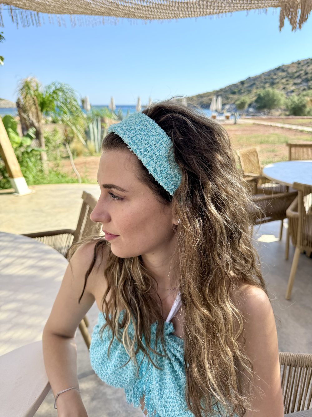 Aqua Breeze Hair Ribbon